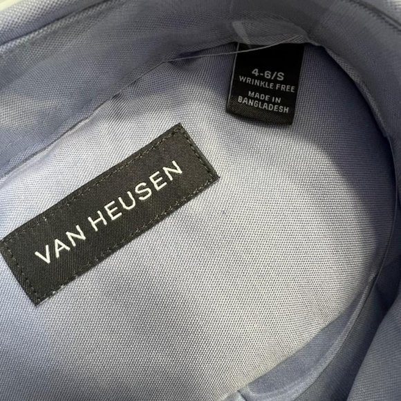 Van Heusen V0110 Ladies' Long-Sleeve Blended Pinpoint Oxford - Picture 3 of 5